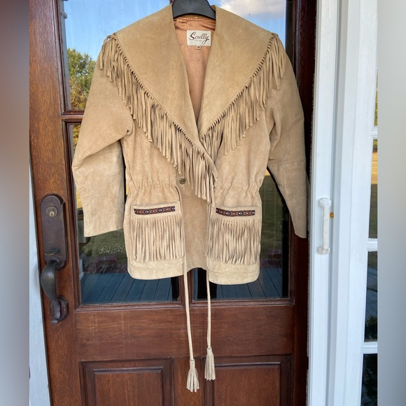 Scully Jackets & Blazers - VINTAGE Scully fringed genuine leather suede coat. Size 12